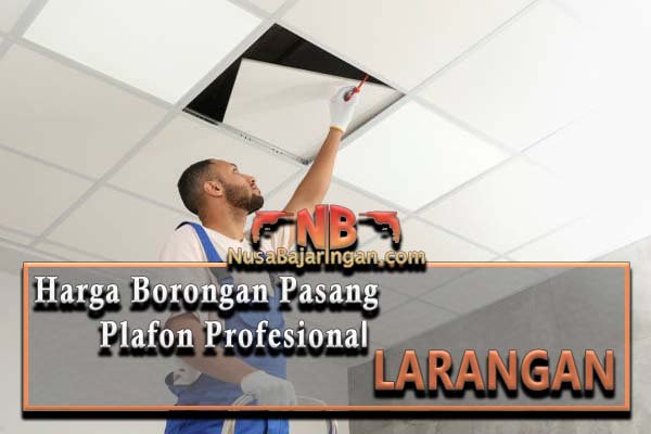 Harga Borongan Pasang Plafon Neglasari Nusa Baja Ringan